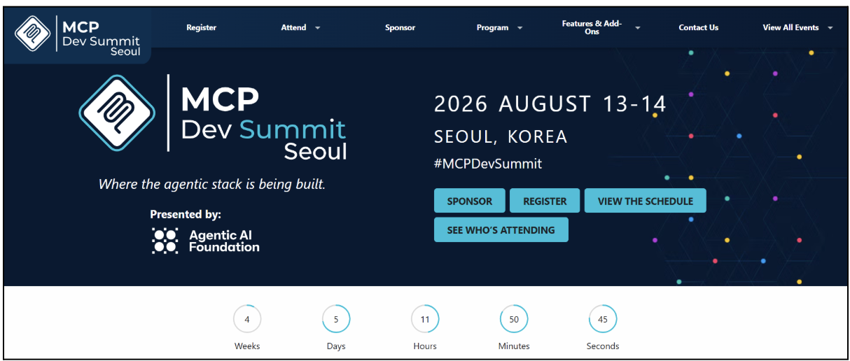 MCP Dev Summit Seoul